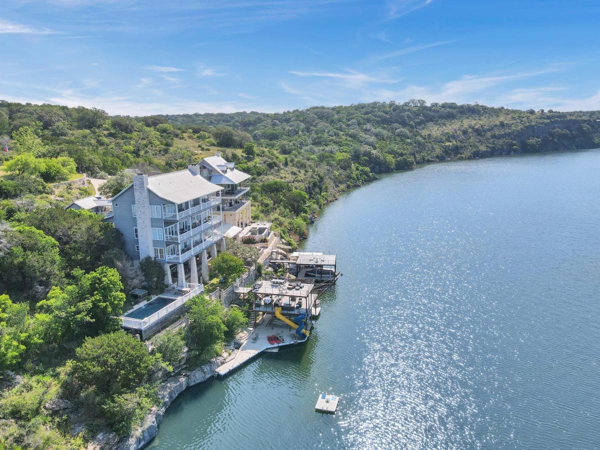 Luxury Lake Marble Falls House With Swimming Pool Hot Tub And Private Boat Slip Exterior photo