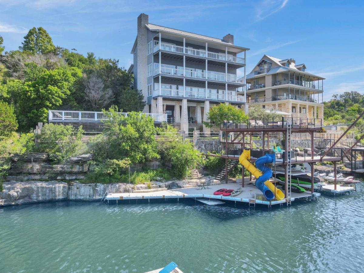 Luxury Lake Marble Falls House With Swimming Pool Hot Tub And Private Boat Slip Exterior photo