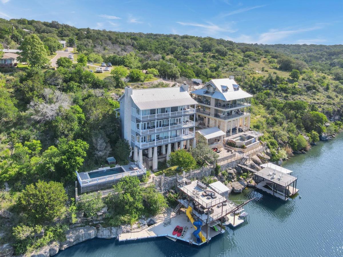 Luxury Lake Marble Falls House With Swimming Pool Hot Tub And Private Boat Slip Exterior photo